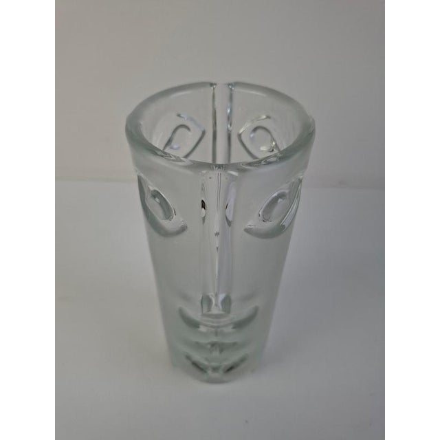 Model 3483 and 3484 Face Vases by Adolf Matura for Sklo Union, 1972, Set of 2 For Sale - Image 3 of 18