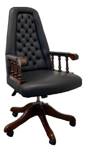 English Chesterfield Desk Chair