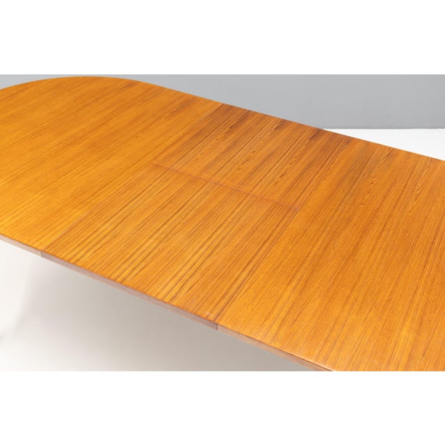 Mid-Century Modern Extendable Dining Table, 1960s For Sale - Image 9 of 11