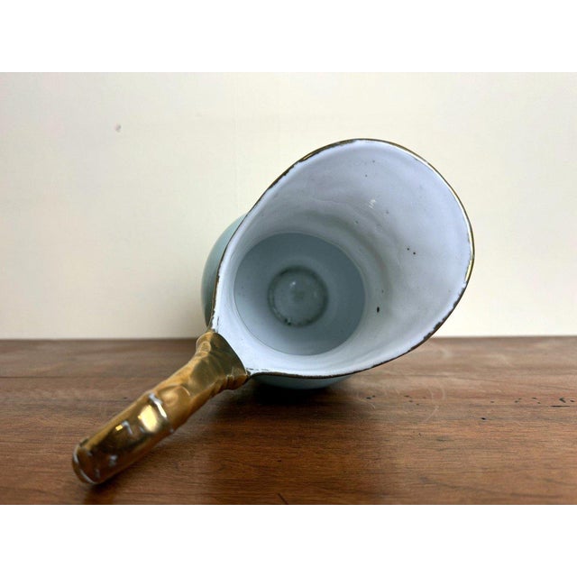 Large Empire Blue Pitcher with Gilt Decoration For Sale - Image 6 of 10