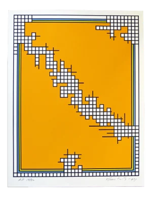 Nicholas Krushenick, Untitled (Wire Mill Variant), 1979