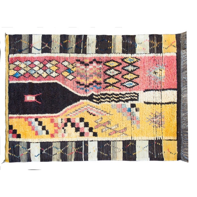 Vintage Moroccan Rug For Sale In Chicago - Image 6 of 14