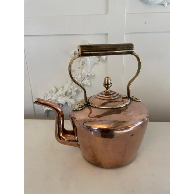 Metal Antique George III Copper Kettle, 1800 For Sale - Image 7 of 7
