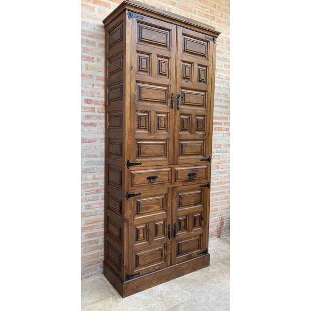Late 19th Century Cupboard or Cabinet, Walnut, Castillian Influence, Spain, Restored For Sale - Image 18 of 18