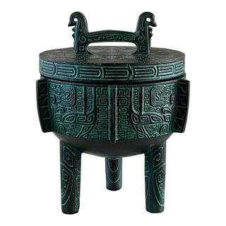 Mid Century James Mont Style XL Ice Bucket For Sale