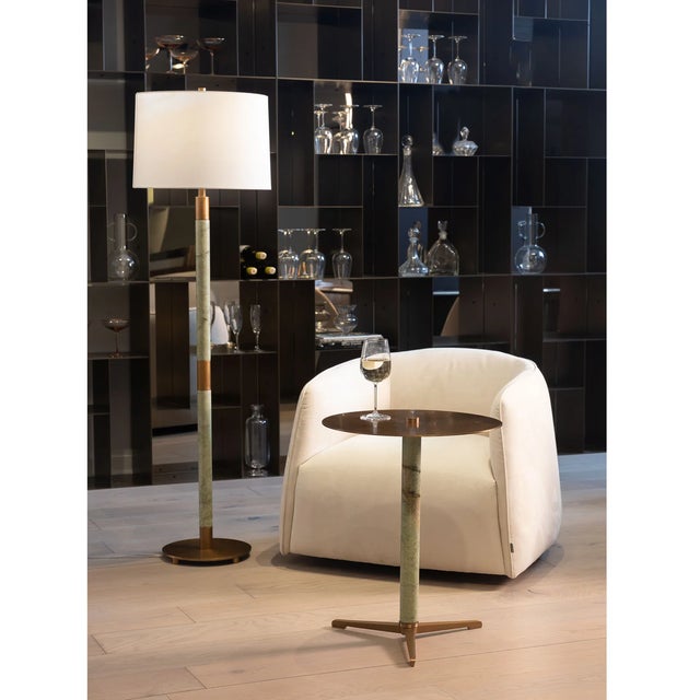 Port 68 Jade Garden Green Floor Lamp For Sale - Image 4 of 5