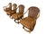 Vintage Bamboo & Rattan 5-Piece Dinette Set For Sale - Image 4 of 10