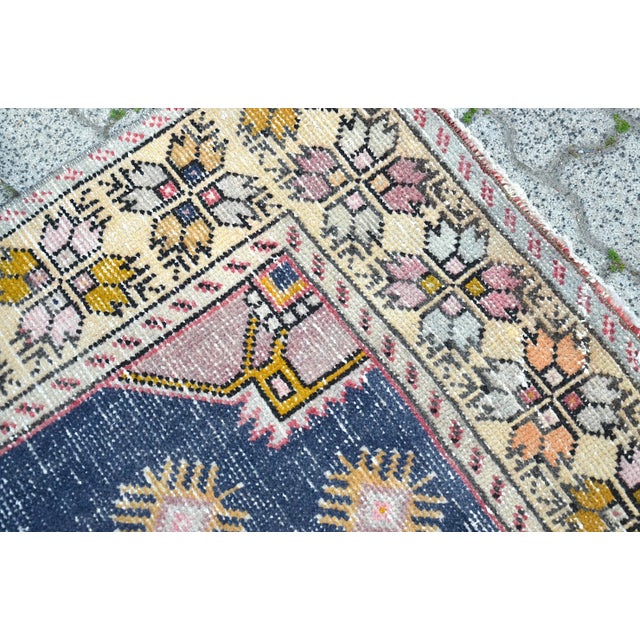 Textile 1960s Floor Anatolian Rug For Sale - Image 7 of 11