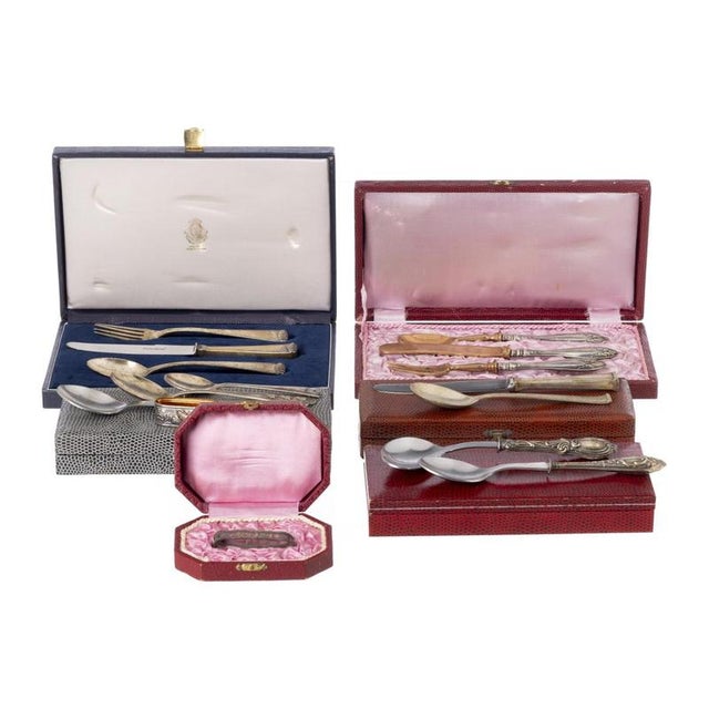 Lot of Portuguese Silver Cases, Set of 6 For Sale - Image 6 of 6
