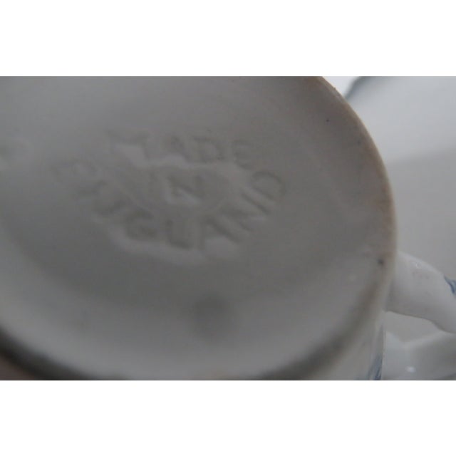 White Late 20th Century Johnson Brothers Coaching Scenes Cup Saucer 3pc Made in England Ironstone 4804b For Sale - Image 8 of 18