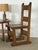 Mid-Century Modern Vintage Dutch Brutalist Oak Dining Chairs, Set of 6 For Sale - Image 3 of 11