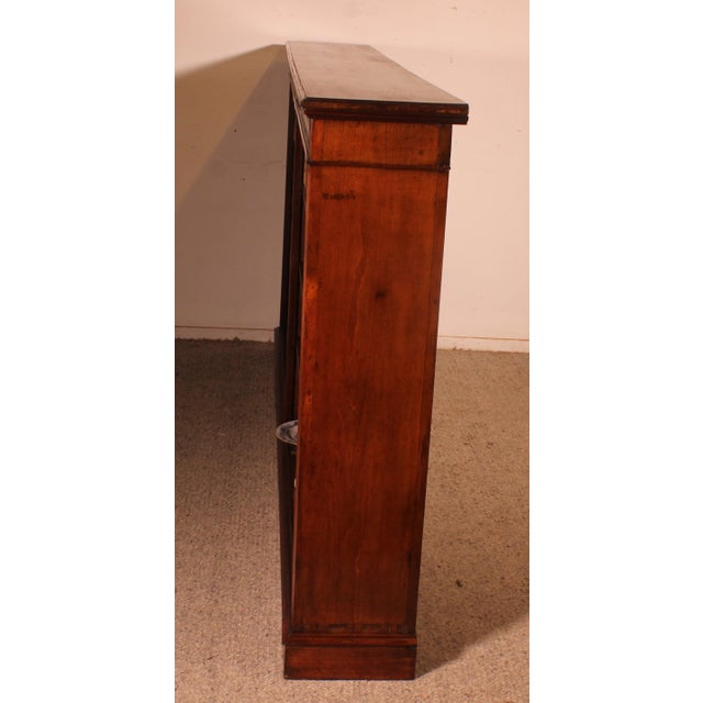 19th Century Large Mahogany Open Bookcase For Sale - Image 11 of 13