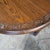 Wood Early 20th Century English Round Oak Carved Edge Turned Leg Stretcher Base Coffee Table For Sale - Image 7 of 16