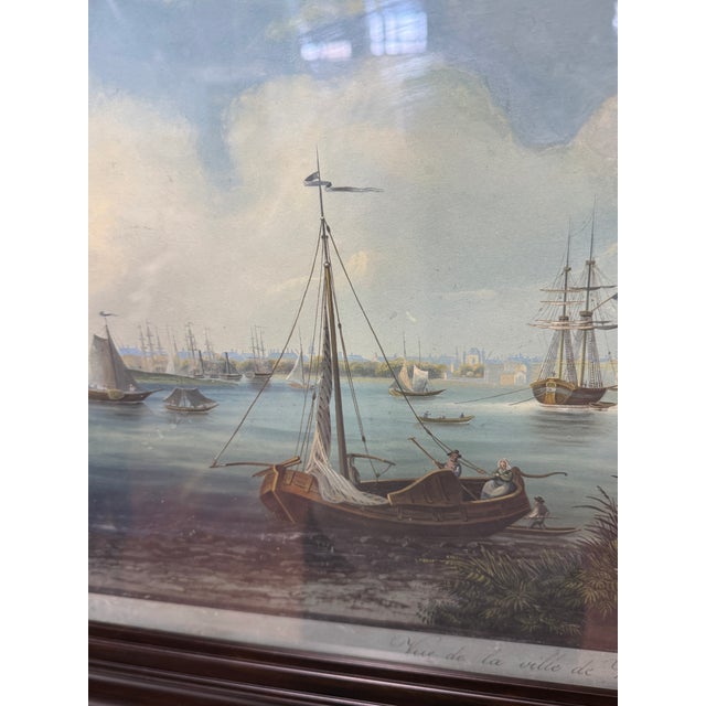 Johann Ludwig Bleuler (1792-1850) Vue De La Ville De Rotterdam - Gouache 19th C. For Sale - Image 10 of 14