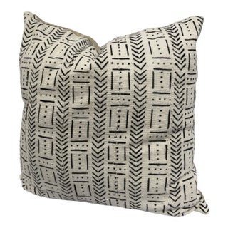 African Mud Cloth Custom Euro Size Pillow For Sale