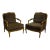 Vintage French Leopard Print Upholstery Bergere Chairs - a Pair For Sale