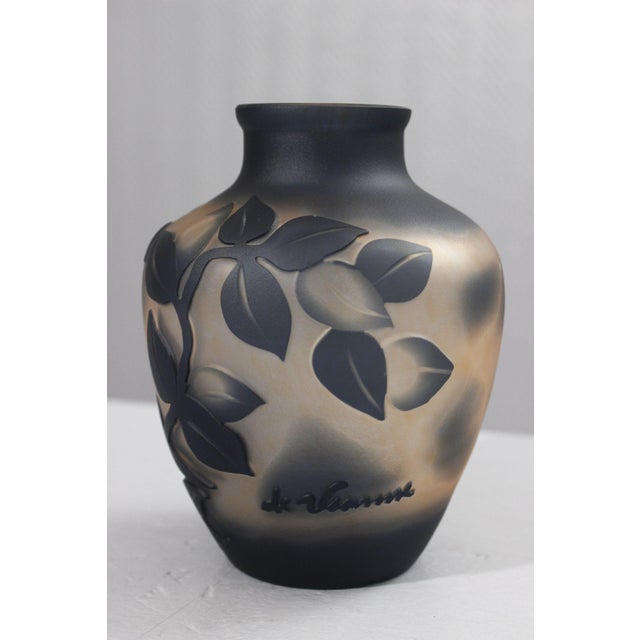 Art Deco French Vase with Birds by De Vianne For Sale - Image 6 of 13