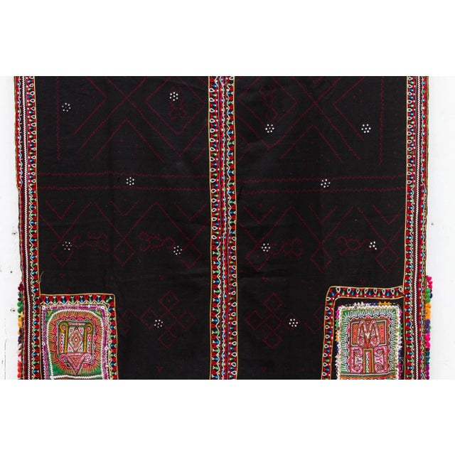 Large Tribal Indian Rabari Throw For Sale In Los Angeles - Image 6 of 12