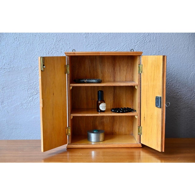 This charming little wall cabinet from the 1960s, likely a former family bathroom or medicine cabinet, is truly endearing....