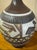 Mid 20th Century Mid 20th Century Sgraffito Pottery Lamp Folk Art Style Birds Antelope For Sale - Image 5 of 12