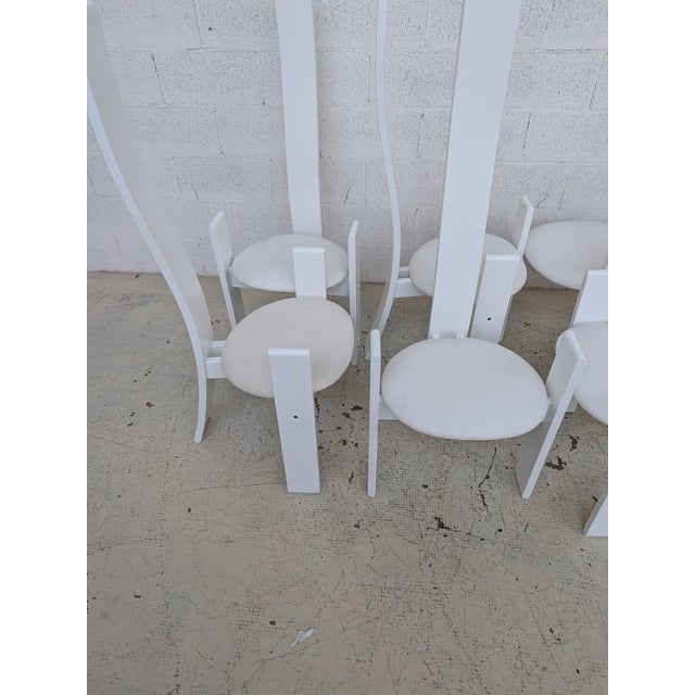 White Golem Chairs by Vico Magistretti for Poggi, 1960s, Set of 8 For Sale - Image 15 of 18