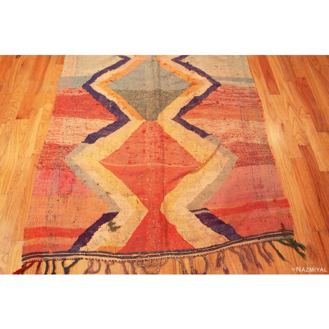 Nazmiyal Collection Vintage Moroccan Kilim Rug For Sale In New York - Image 6 of 8