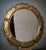 Italian Murano Gold Art Glass and Brass Wall Mirror, 2000 For Sale - Image 11 of 11