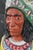 Ralph Gallagher Hand Carved Cigar Store Indian Statue Native American Chief 60" For Sale - Image 6 of 18
