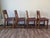 Set of Six (6) Attributed to A. Brandt Ranch Oak Leather Strap Dining Chairs For Sale In New York - Image 6 of 13