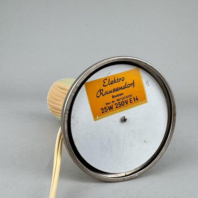 Mid-Century Brass Table Lamp by Rausendorf Bautzen, Germany, 1960s For Sale - Image 6 of 12