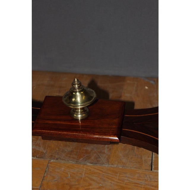 Louis XVI Style Table in Marquetry with Flower Flowers, 1890s For Sale - Image 3 of 16