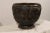 Antique Brown-Black Colored Clay Jar with Four Handles & Decorative Motifs For Sale - Image 4 of 10