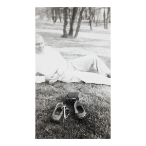 Mid 20th Century Vernacular Quirky Girlfriend Gone Snapshot Photograph