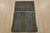 Tabriz Runner 2’4” X 6′ Black Wool Vintage Overdyed Hand-Knotted Rug For Sale - Image 9 of 10