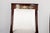 Brown Antique Empire Style Mahogany Gondola Chairs with Gilded Bronze Appliqués, 1820, Set of 2 For Sale - Image 8 of 18