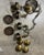 Brass Vintage Pendant Lights- Needs Restoration - a Pair For Sale - Image 8 of 10
