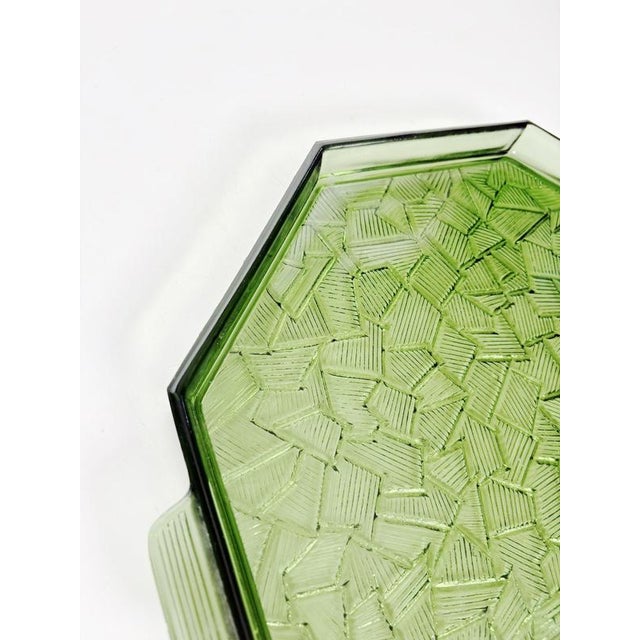 1940s Art Deco Glass Tray, France, 1940s For Sale - Image 5 of 10