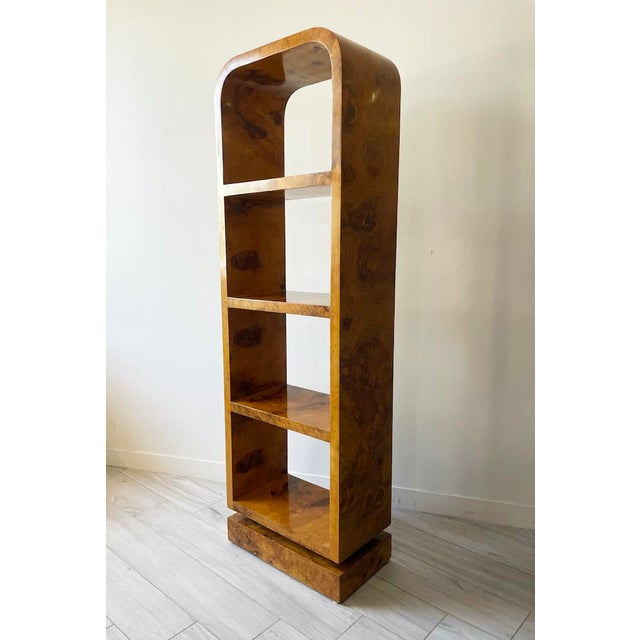 Art Deco Style Bookcase, 1980s For Sale - Image 3 of 6