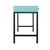 David Francis Maple Writing Desk - Turquoise For Sale - Image 4 of 7