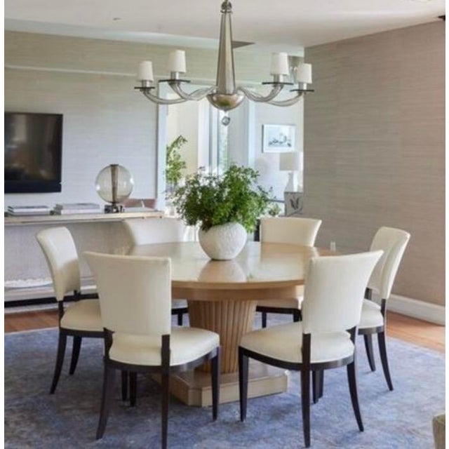 1990s Modern Donghia Stellare Smoked Murano Glass 5 Arm Chandelier For Sale In Los Angeles - Image 6 of 6