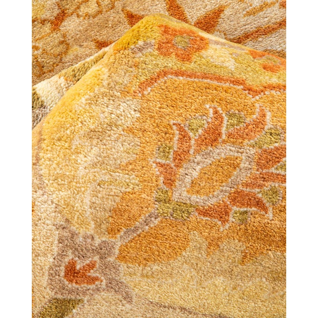 Textile Mogul, One-of-a-Kind Hand-Knotted Area Rug - Ivory, 7' 10" x 10' 2" For Sale - Image 7 of 8