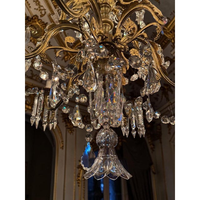 Antique French Chandelier, 1870 For Sale - Image 11 of 14