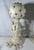White Vintage Mid-Century Modern Hollywood Regency Ceramic Cherub Sunburst Globe Lamps - A Pair For Sale - Image 8 of 16