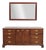 Henkel Harris Cherry Dresser W. Mirror For Sale
