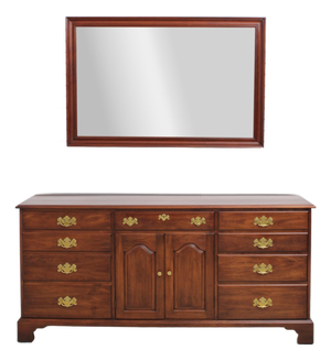 Henkel Harris Cherry Dresser W. Mirror