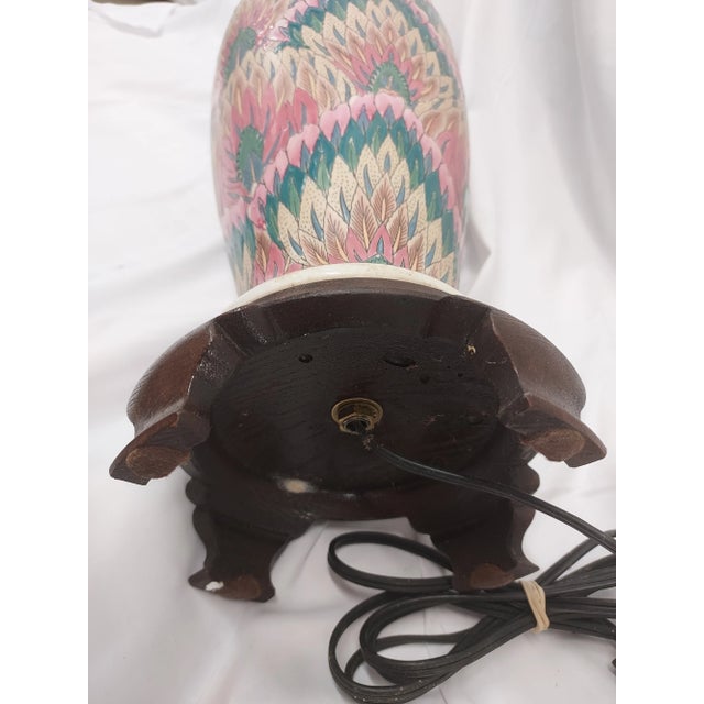 Wood Mid-Century Heyward House Lamp For Sale - Image 7 of 9