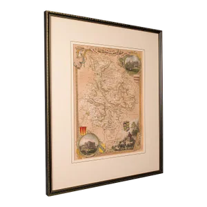 1850's Antique Lithography Map