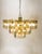 Chandelier with Large Smoked Glass Plates, 1970s For Sale - Image 4 of 6