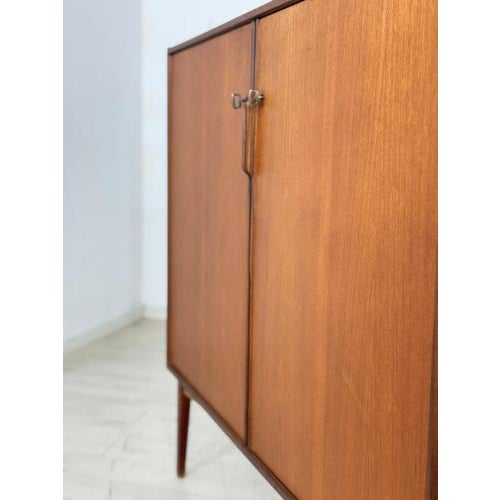 Vintage Highboard in Teak For Sale - Image 12 of 18