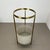 Mid-Century Hollywood Regency Brass Umbrella Stand in the style of Mathieu Matégot, France, 1950s For Sale - Image 15 of 18